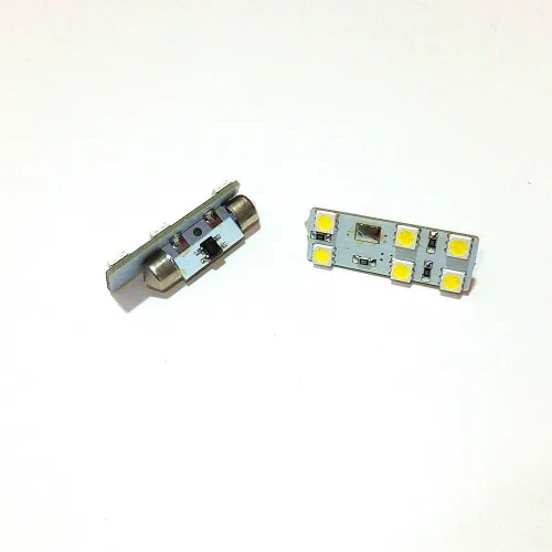 Miniatura 3 de 7 unids 6000K 72 LEDs 5050SMD LED luces de lectura interior para Volkswagen Golf MK6 2008-2012, alto brillo