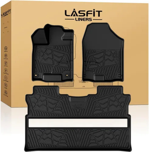 Miniatura 25 de LASFIT Tapete de maletero para Honda Civic Sedan 2022-2026 y Civic Sedan Hybrid 2025-2026, apto para todo tipo de clima, revestimiento de maletero