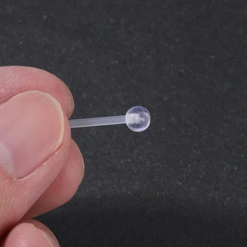 Miniatura 3 de Anillos de pezón de plástico transparente de 0.49 oz y 0.56 oz para cirugía, embarazo embarazada, destete de maternidad, joyería de piercing
