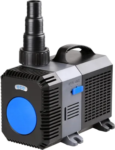TRUPOW 4226GPH Bomba de filtro de estanque sumergible de jardín en línea eléctrica de frecuencia de flujo para pecera fuente acuario cascada Koi sal