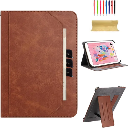 Miniatura 16 de Dteck Funda universal (9.6" a 10.5") - Funda plegable de cuero con tapa para tableta Android 10 10+ pulgadas/Samsung Galaxy Tab 9.6 9.7 10.1 10.4