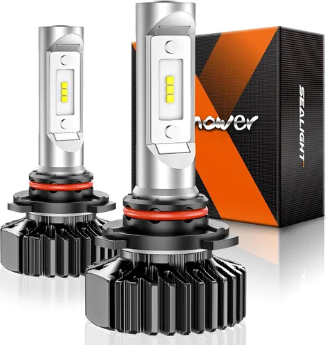 Miniatura 13 de SEALIGHT H16 H8 H11 Bombillas LED antiniebla, 18000LM 800% de brillo 6500K Blanco frío, Bombilla antiniebla con anillo ajustable de 360°, 60000