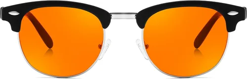 Miniatura 9 de FEISEDY Orange Blue Light Blocking Glasses for Woman Men Amber Lenses Computer Gaming Glasses for Better Sleep