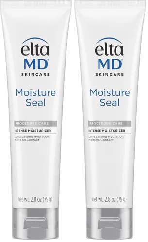Miniatura 9 de EltaMD Hidratante para el cuidado de la piel Moisture Seal - Hidratante seco para cuerpo y cara para pieles sensibles, tubo de 2.8 onzas