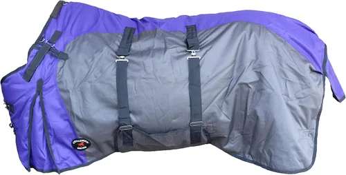 Miniatura 9 de Manta de caballo 1200D impermeable, transpirable, pesada manta de invierno con relleno de 10.58 oz, carcasa exterior Ripstop