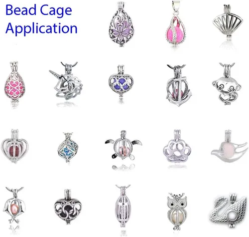 Miniatura 6 de Adabele - Auténtica plata de ley 925 con alas de ángel y corazón, joyería hipoalergénica, resistente al deslustre, para colgante de cuentas de 0.23