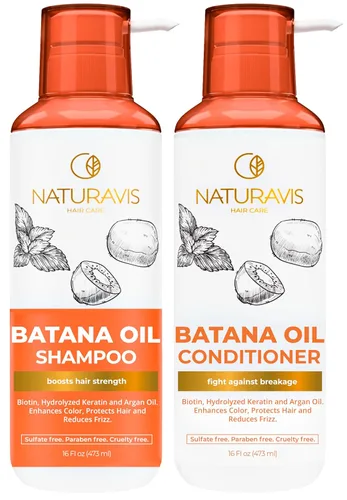 Miniatura 10 de Juego de champú y acondicionador de coco, sin sulfatos y sin parabenos, tratamiento hidratante intenso con jojoba, para hidratar tu cuero cabelludo