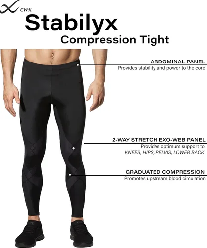 Miniatura 6 de CW-X Medias de compresión Stabilyx para hombre