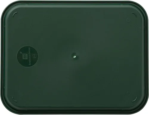 Miniatura 11 de Restaurantware Bandejas de comida rápida, paquete de 10 bandejas de plástico para cafetería, de 10 x 14 pulgadas, rectangulares verdes, aptas