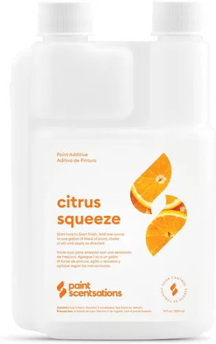 Paint Scentsations Citrus Squeeze - Aditivo de pintura para control de olores | Ambientador para el hogar | dura hasta 4 meses | Mezcla 1 onza por