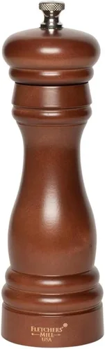 Miniatura 3 de Fletchers' Mill Molinillo de Sal Federal, Verde Espuma de Mar - 8 Pulgadas, Molienda Ajustable de Fina a Gruesa, HECHO EN EE.UU. Seafoam