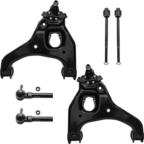 Miniatura 346 de Detroit Axle - Kit de extremo delantero para Chrysler 300 Dodge Charge Challenger 2011-2023, 2 brazos de control inferiores traseros 2 rótulas