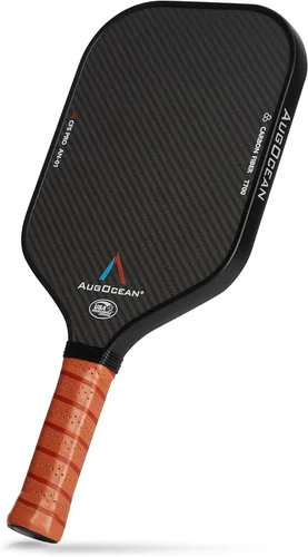 Paleta de pickleball, palas de pickleball, superficie de pala de fibra de carbono cruda 3K con gran grano y giro, raqueta de pickleball T700 con