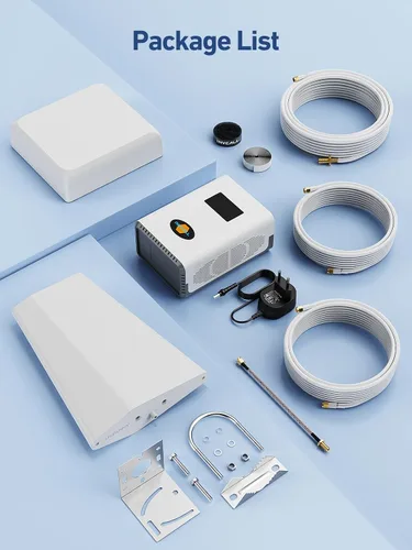Miniatura 8 de Amplificador de señal de teléfono celular para el hogar y la oficina, amplificador de teléfono celular en la banda 2/4/5/12/17/25, señal Boost 5G 4G