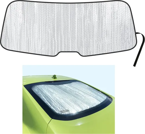 YelloPro - Parasol para ventana trasera para Ford Mustang Coupe 2015, 2016, 2017, 2018, 2019, 2020, 2021, 2022, 2023, Shelby GT350 GT350R, EcoBoost