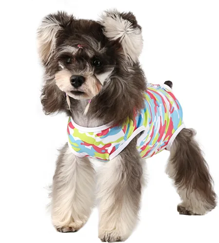 Miniatura 10 de Etdane Pañales para perros, bragas sanitarias, camisas de período fisiológico, trajes de recuperación quirúrgica para perros machos y hembras