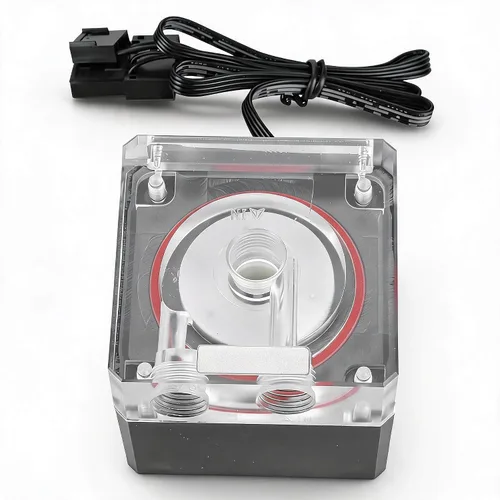 Bomba de agua silenciosa, bomba de agua integrada de refrigeración por agua de PC, soporta velocidad de control inteligente PWM, conexión universal