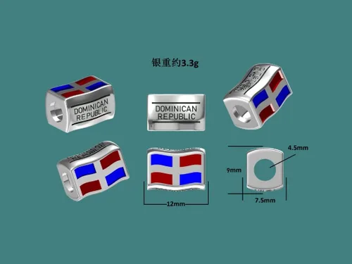 Miniatura 4 de Bolenvi Banderas Travel Country, dijes para el día de la madre, plata de ley 925 para pandora y pulseras o collares similares, joyería para mujeres
