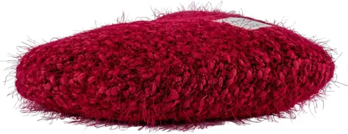 Miniatura 5 de DEMDACO Giving Heart - Almohada decorativa de felpa con peso de algodón de 10 x 11 pulgadas, color rojo arándano