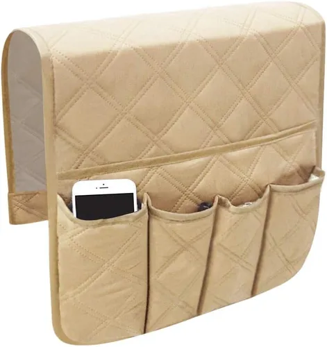 Miniatura 9 de Organizador para sofá, reposabrazos, sillón, sillón, bolsillo de almacenamiento con 8 bolsillos, soporte para control remoto de TV, bolsa de #C