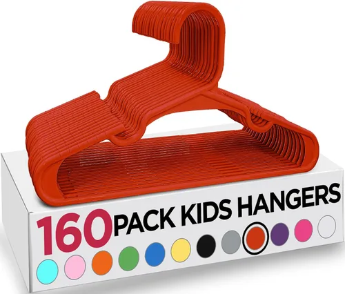 Miniatura 15 de Utopia Home Paquete de 20 Perchas para Niños - Perchas de Plástico para Bebé de 11.5 Pulgadas para Armario - Perchas para Niños para Ropa y Percha