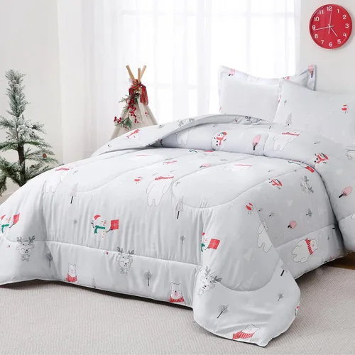 Miniatura 23 de Juego de colcha Yibeizi para avión para niños, tamaño individual, ropa de cama estampada en camuflaje verde para niños con funda de almohada, juego