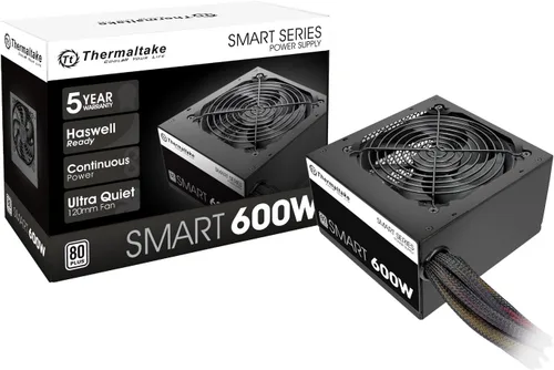 Miniatura 7 de Thermaltake Smart 500W 80+ White Certificado PSU, Alimentación continua con ventilador de refrigeración ultrasilencioso de 120 mm, fuente