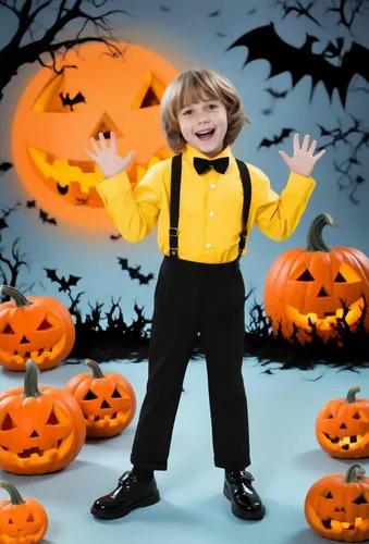 Miniatura 35 de A&J DESIGN Conjunto de ropa formal para niños pequeños con tirantes y tirantes