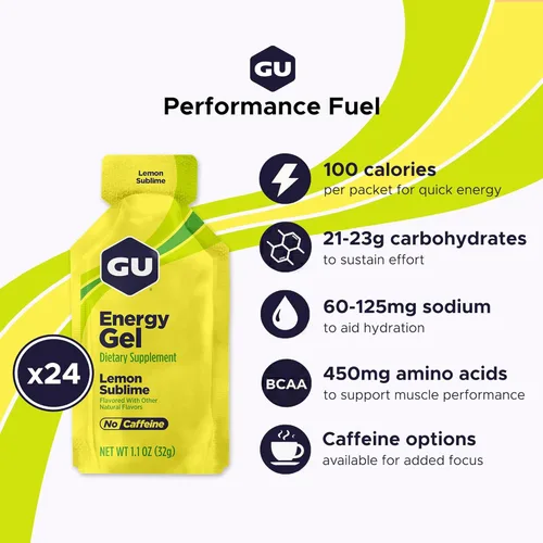 Miniatura 2 de GU Energy Original Sports Nutrition - Gel energético, vegano, sin gluten, kosher y sin lácteos, energía sobre la marcha para cualquier