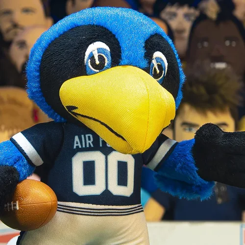 Miniatura 6 de Bleacher Creatures Air Force Falcons The Bird - Figuras de Peluche de mascota de 10 pulgadas, una mascota para jugar o exhibir