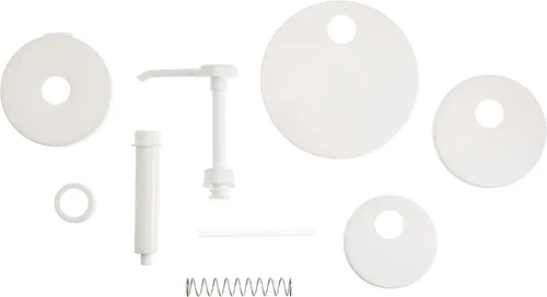 Miniatura 2 de Winco Kit de bomba con bomba estándar y 5 tapas, blanco, mediano