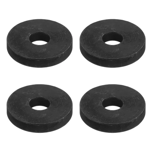 Miniatura 42 de Uxcell Arandela plana de acero al carbono para pernos M8, 10 piezas M8 x 16 x 1.5mm, aleación de acero negro oxidado de grado 8.8, sujetadores