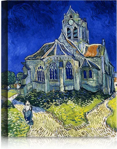 Miniatura 194 de A&T ARTWORK Noche estrellada sobre el Ródano de Vincent Van Gogh. Tamaño del marco: 36 x 30 pulgadas, tamaño de la imagen: 30 x 24 pulgadas
