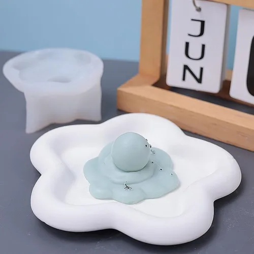 Miniatura 3 de LIANXUE Molde de silicona para derretir nieve de Navidad 3D Vela Aromaterapias Jabón Hacer Molde Chocolate Candy Decoración Herramienta de Silicona