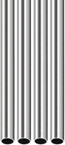 Miniatura 28 de DTGN Tubo de acero inoxidable 304 de 0.276 in x 0.008 in x 9.843 in (ODxWall TxL) - Paquete de 4 - Bueno para equipos de maquinaria - Tubos de metal