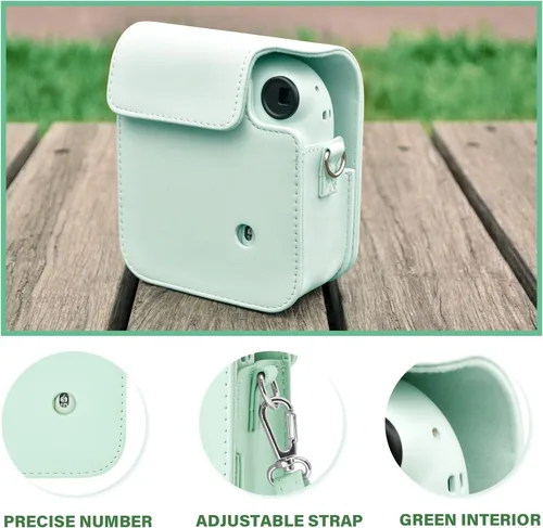 Miniatura 2 de Rieibi Funda para Cámara Compatible con Fuji Instax Mini 12 - Estuche de Transporte MINI 12 para Cámara Instantánea Fujifilm Instax Mini 12 - Funda