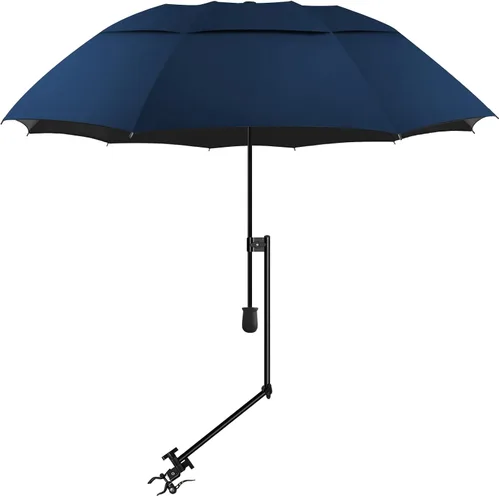 Miniatura 17 de XLINGZA Sombrilla de playa UPF 50+ con abrazadera universal ajustable