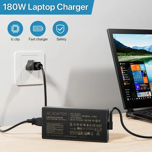 Miniatura 6 de Cargador HNHTKJ de 180 W para portátil ASUS TUF Gaming F15 FX505 FX506 FX705