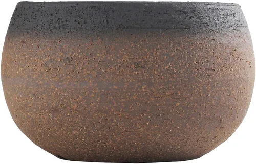 Miniatura 2 de Wazakura Banko Series - Maceta de cerámica hecha a mano para bonsái de 3.8 pulgadas (3.858 in), fabricada en Japón, maceta de jardín pequeña