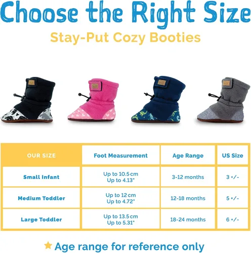 Miniatura 6 de JAN & JUL Botines cómodos para bebés y niños pequeños que se mantienen en su lugar