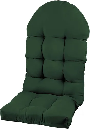 Miniatura 17 de Cojín para silla Adirondack, cojín para silla mecedora 44x19.4x4 pulgadas, cojines de respaldo alto para patio de arriba y abajo con lazos