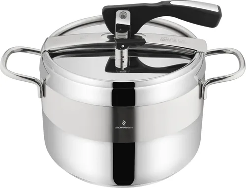 Miniatura 2 de Olla a presión de acero inoxidable, Olla a presión, Sartén de acero inoxidable, Bota a presión, Olla de cocina, Acero inoxidable 18/10, Base de 8L US