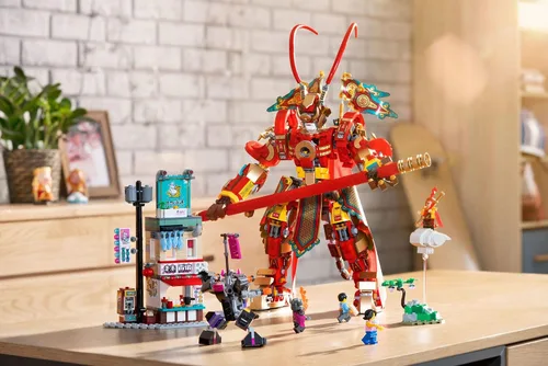 Miniatura 6 de LEGO Monkie Kid: Monkey King Warrior Mech 80012 Kit de construcción de juguete (1,629 piezas)