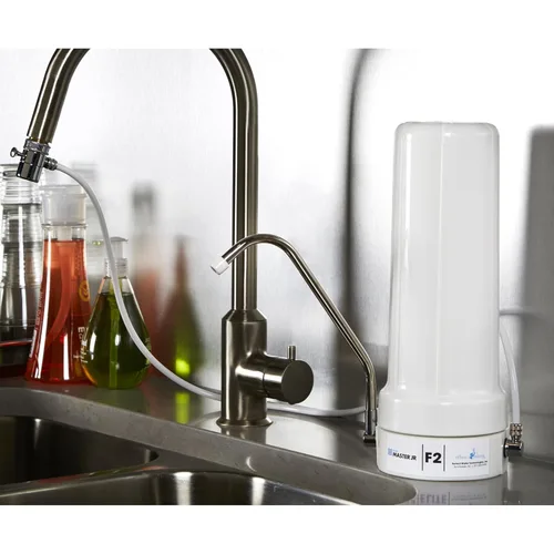 Miniatura 2 de Home Master TMJRF2 Jr F2 Sistema de filtro de agua para encimera multietapa, 500 galones reemplazables, filtros fluoruro, cloro, productos químicos
