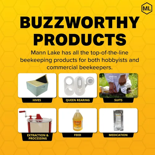 Miniatura 6 de Mann Lake Suplemento Pro Health para alimentación de abeja, sustituto del polen de abeja, aumenta la fuerza de la colmena con fórmula antifúngica