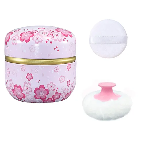 Miniatura 30 de Polvo Corporal y Contenedor para Polvo en Polvo, Polvo para Mujeres y Estuche de Polvo para Baño y Viaje (Abstracción)