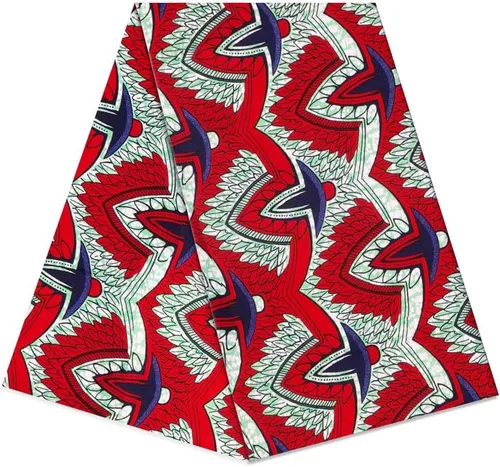 Miniatura 23 de Patrón africano de cera Ankara imprime tela 6 yardas 100% algodón cera paño para vestido de fiesta y telas de tapicería DIY LB041