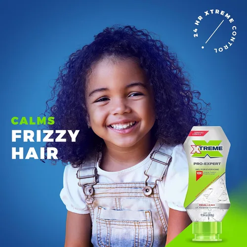 Miniatura 7 de Xtreme Pro-Expert - Gel transparente para el cabello, sin alcohol, control Xtreme las 24 horas con aloe vera, botella exprimible de 17.63 onzas