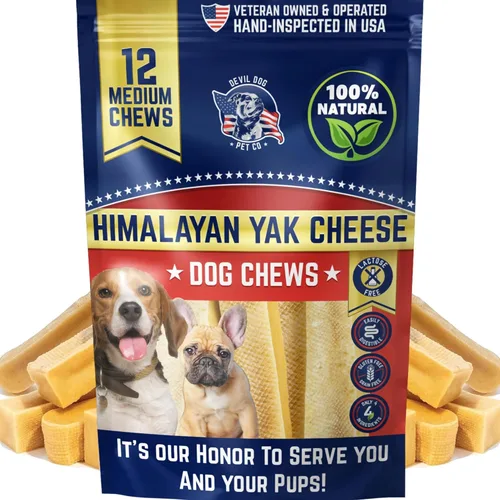 Miniatura 21 de Devil Dog Pet Co. Himalayan - Masticables para perros con queso de yak para razas grandes y gigantes y masticadores agresivos, de larga duración