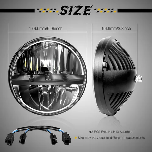 Miniatura 6 de Faros delanteros LED de WHDZ, Faro de 2PC 36W